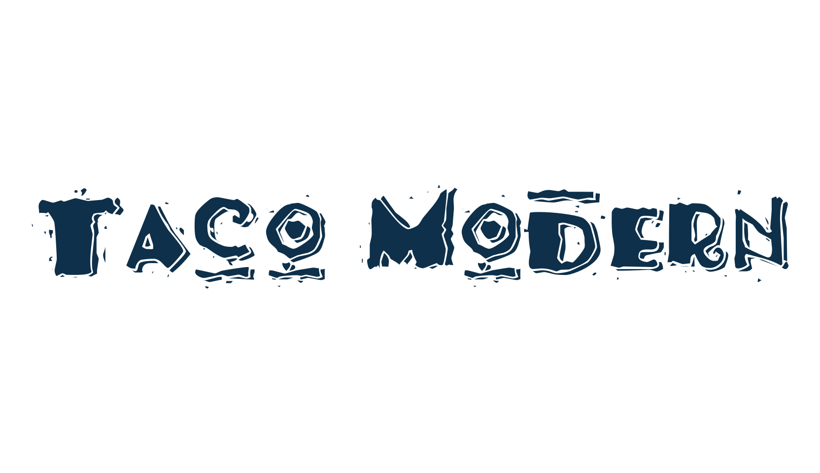 Taco Modern, mexican font preview