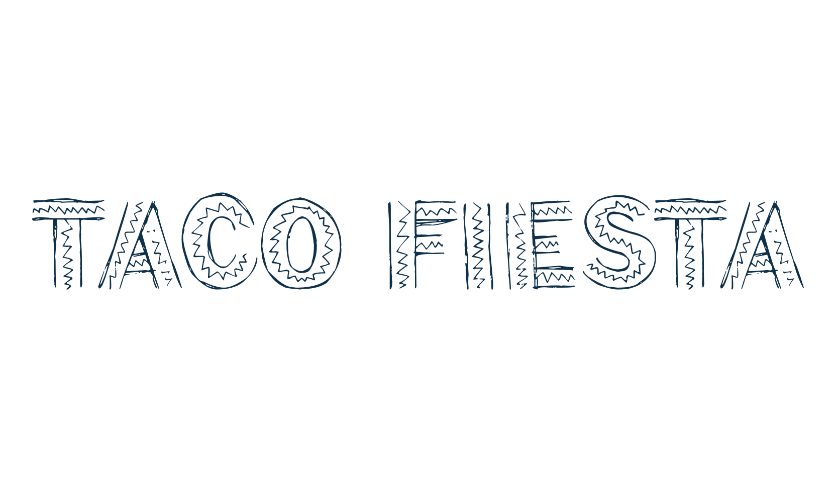 Taco Fiesta, mexican font preview