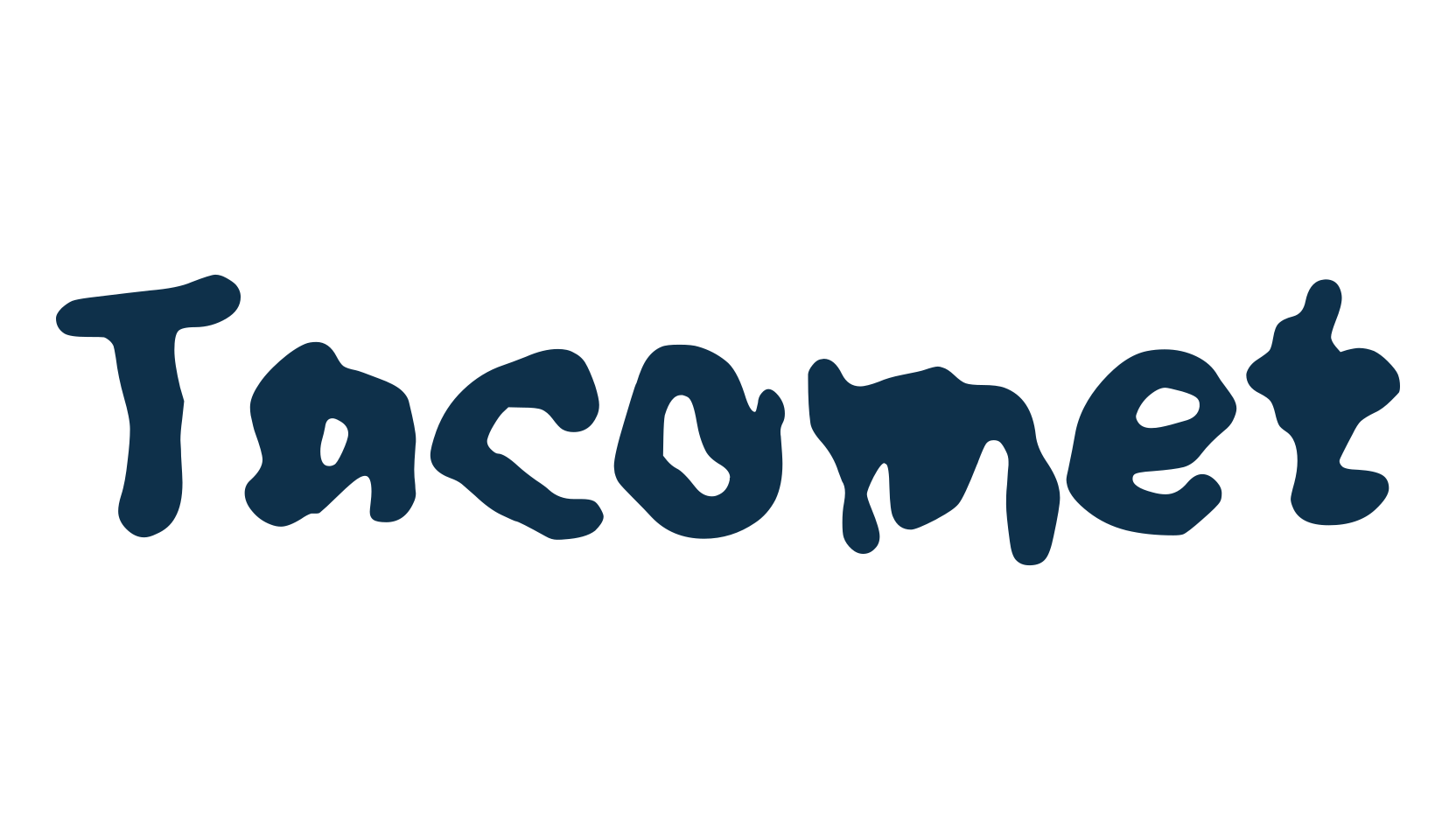 Tacomet, fancy distorted decorative font preview