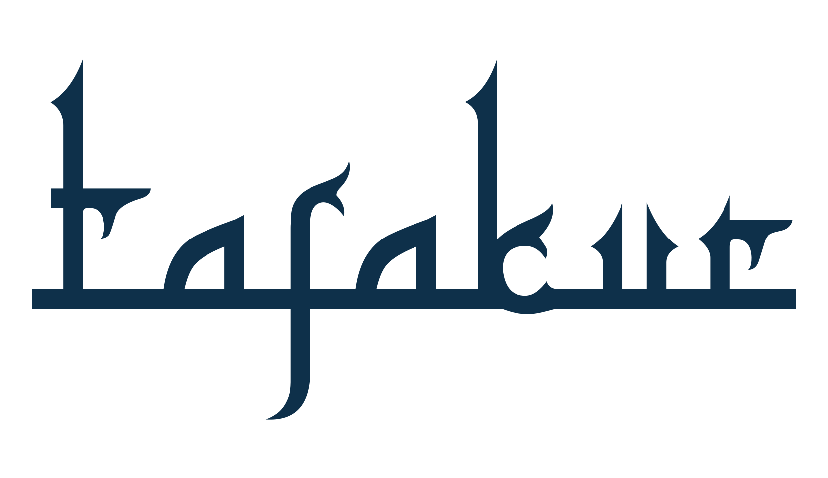 Tafakur, foreign look arabic font preview