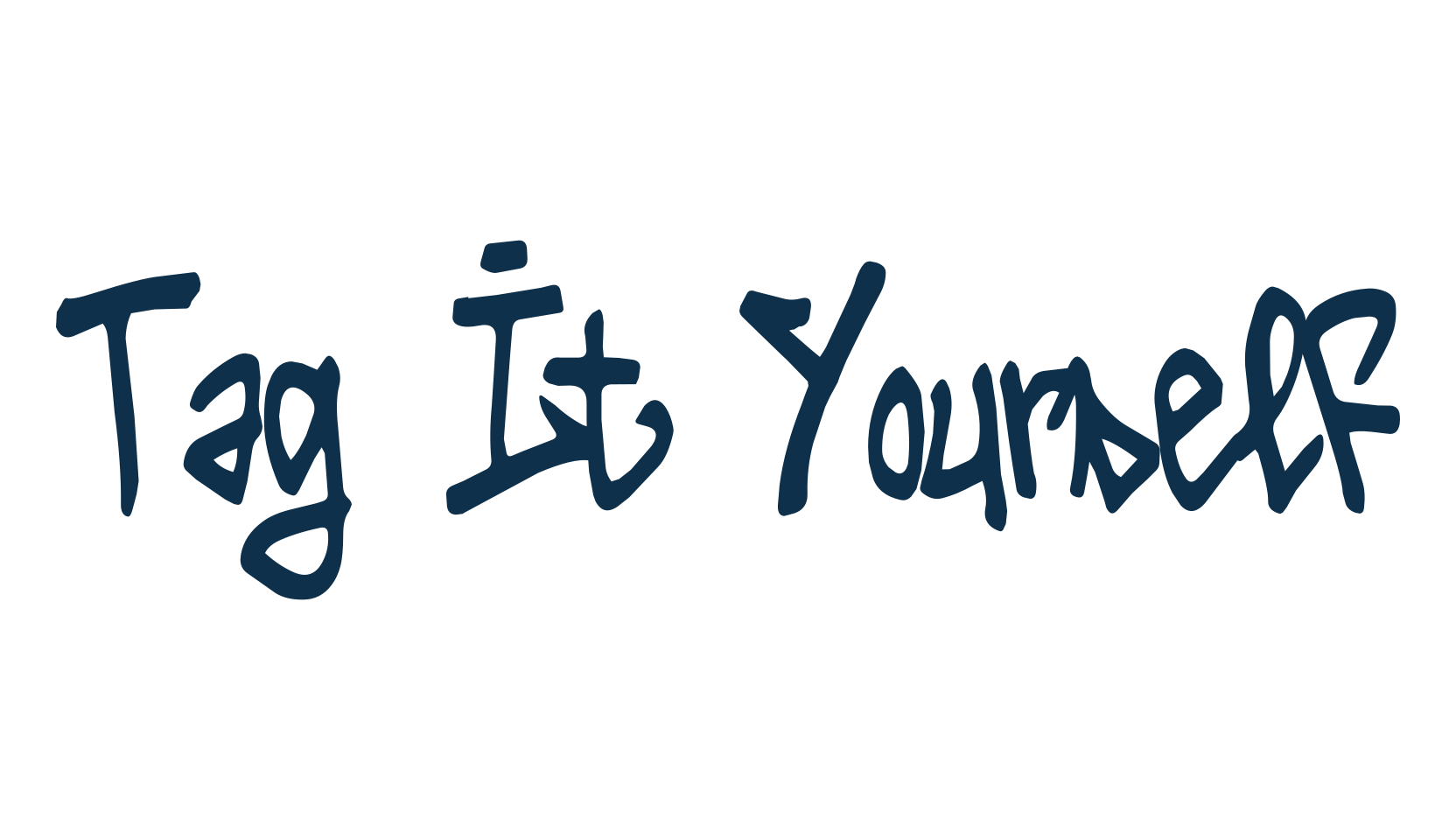Tag It Yourself, graffiti font preview