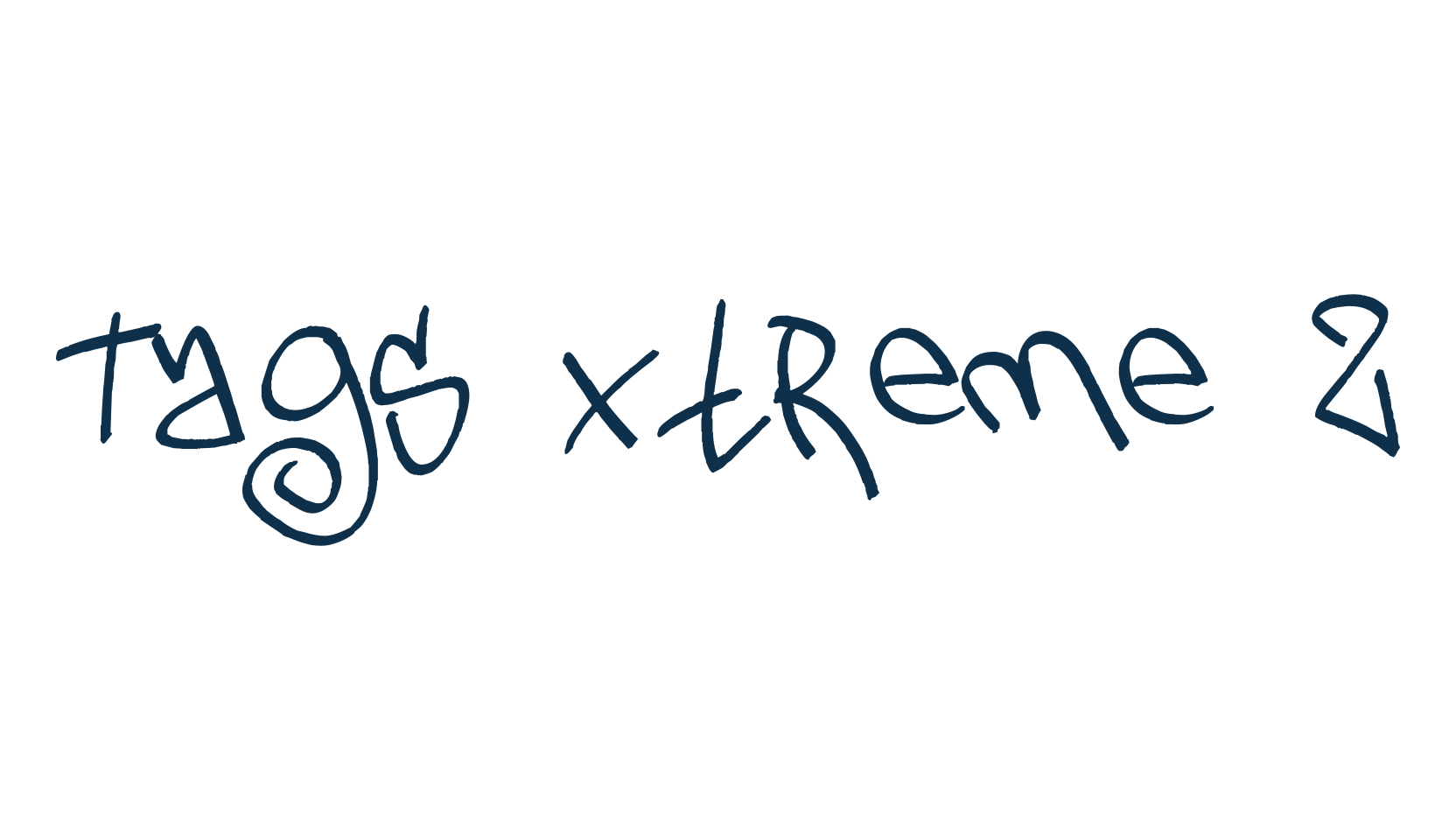 Tags Xtreme 2, graffiti font preview