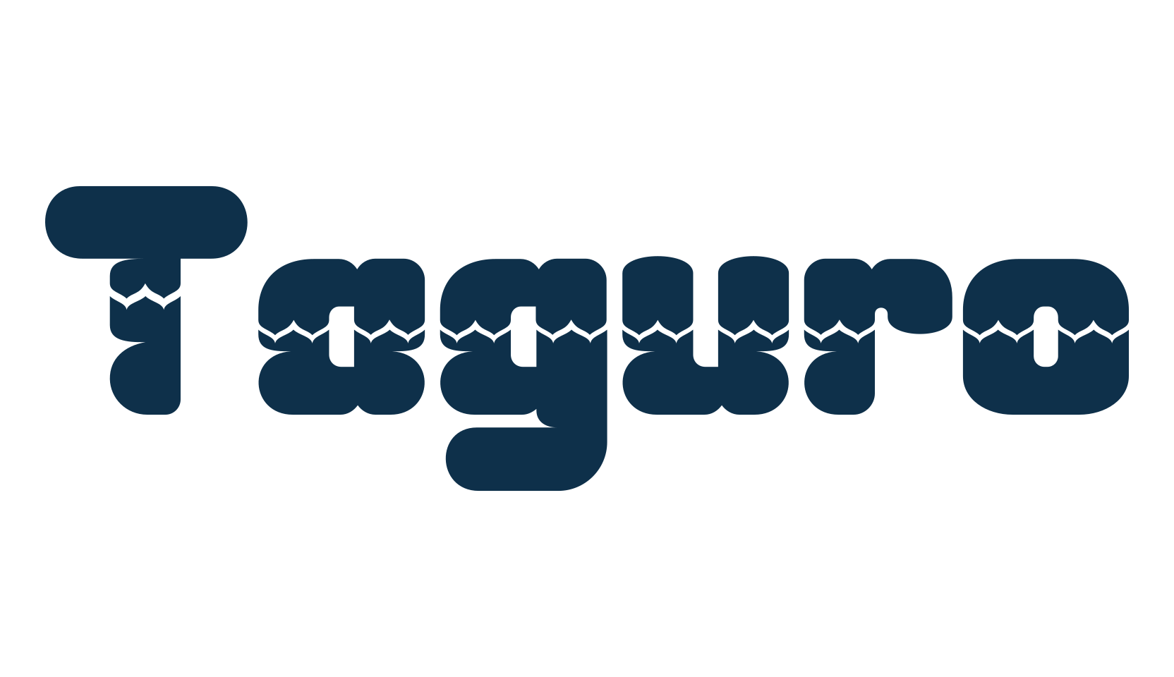 Taguro, groovy font preview