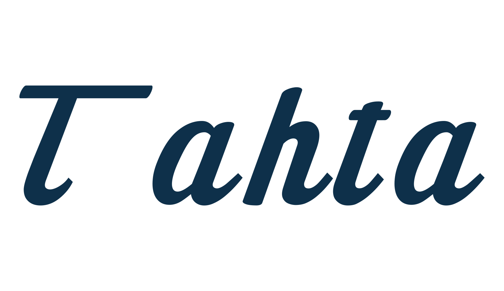 Tahta, fancy various decorative script calligraphy font preview