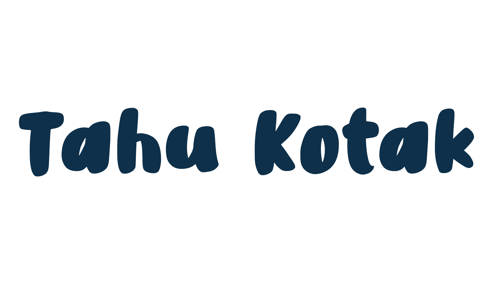 Tahu Kotak, fancy cartoon decorative comic font preview