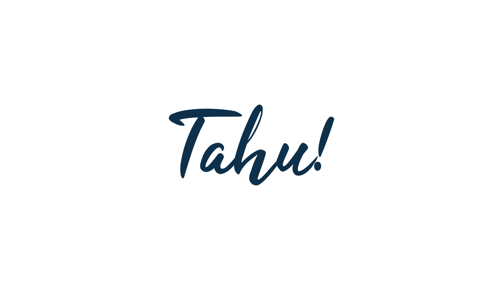 Tahu!, handwriting font preview