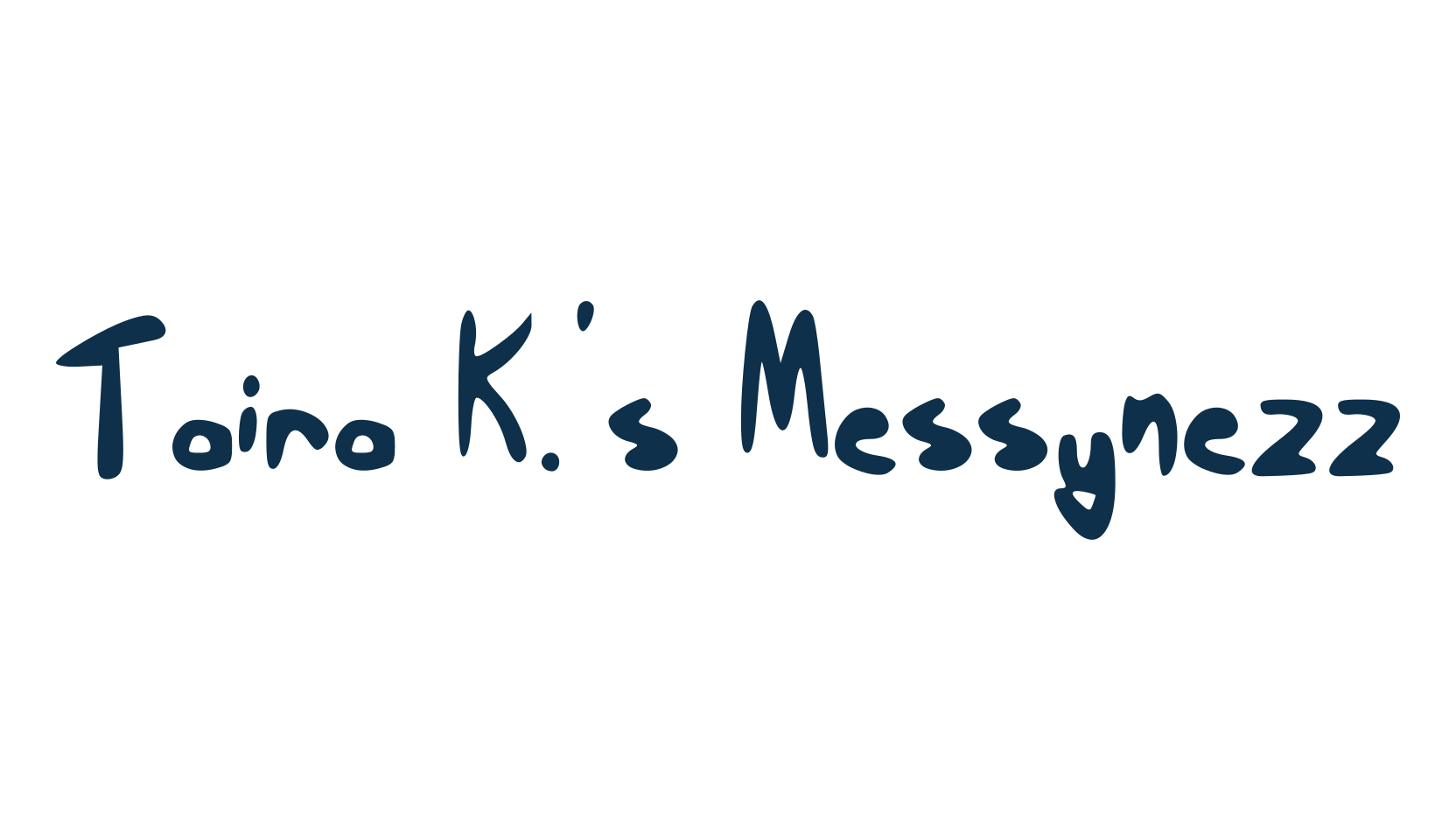 Taira K.'s Messynezz, script handwritten fancy decorative calligraphy font preview