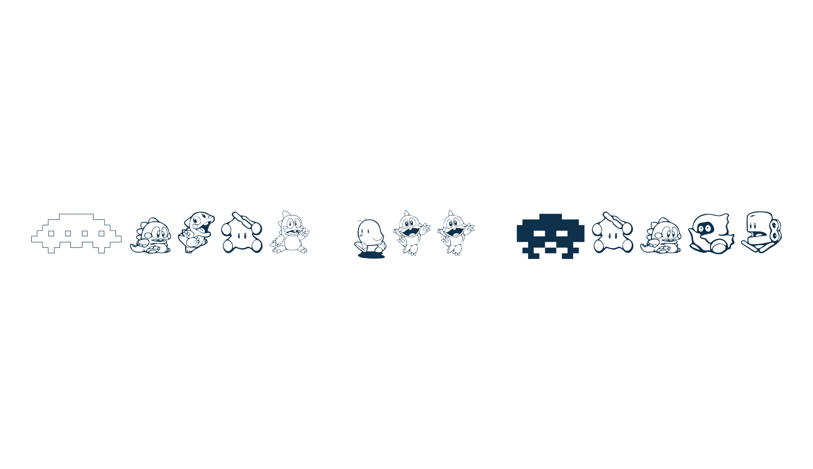 Taito All Stars, fancy decorative font preview
