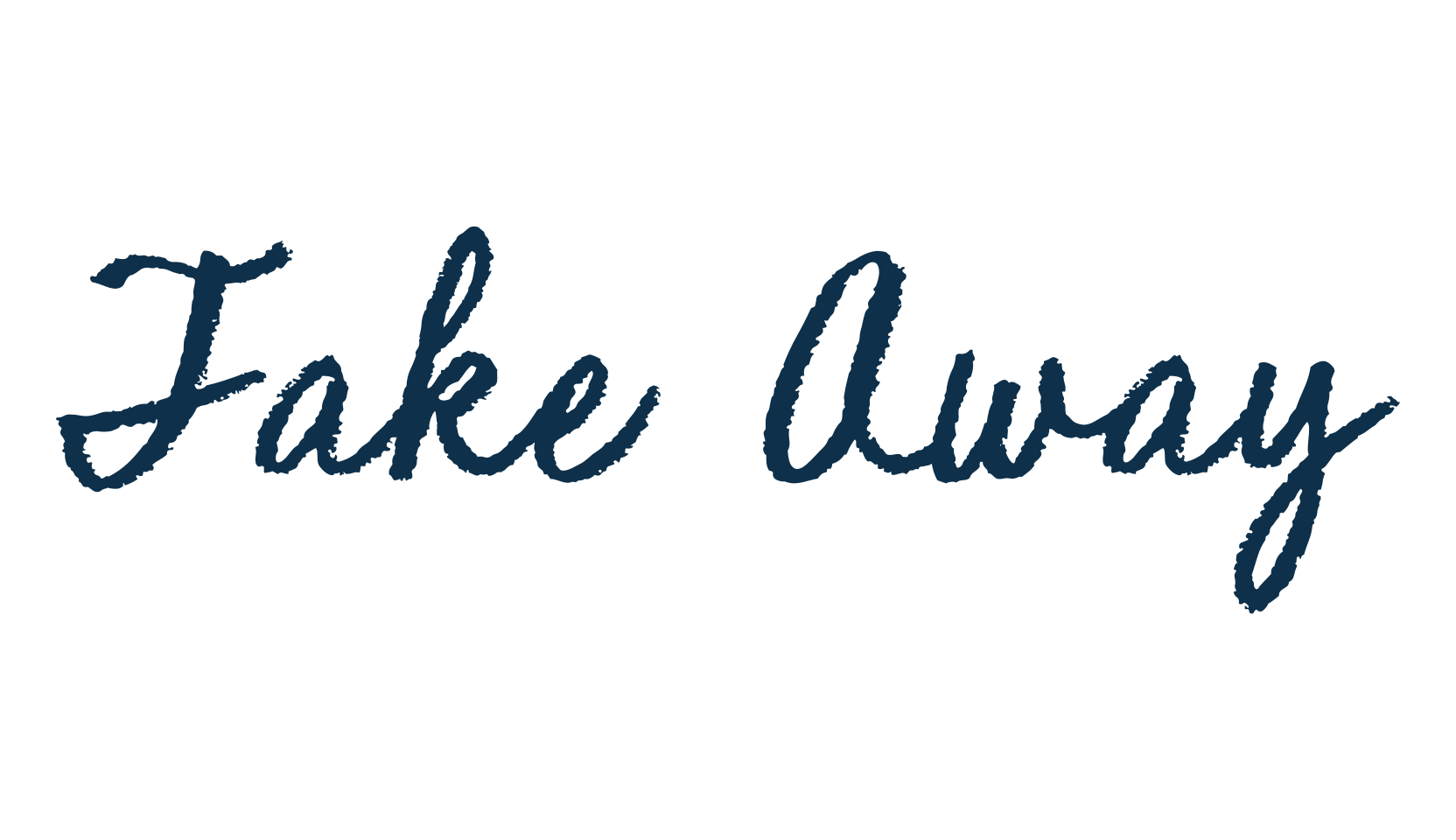 Take Away, school font preview