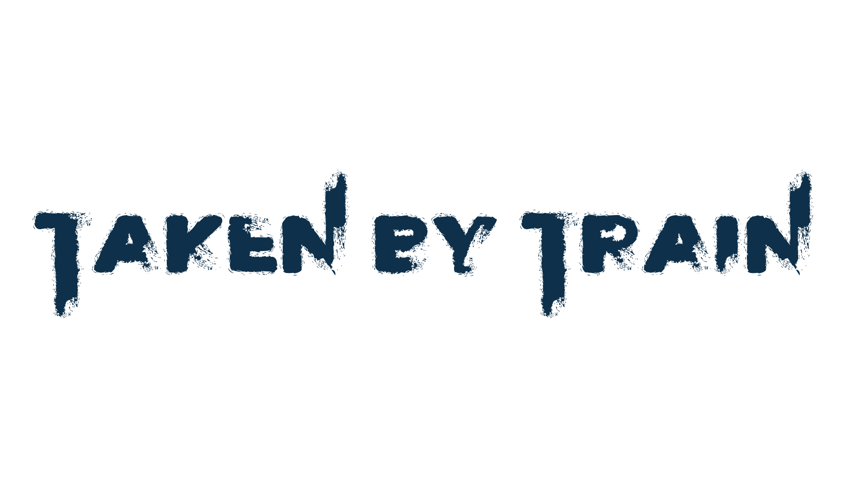 Taken by Train, eroded font preview