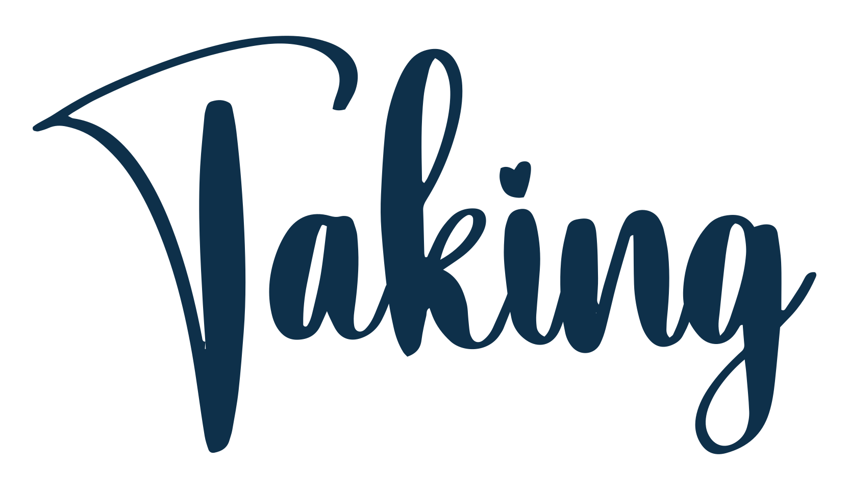 Taking, various font preview