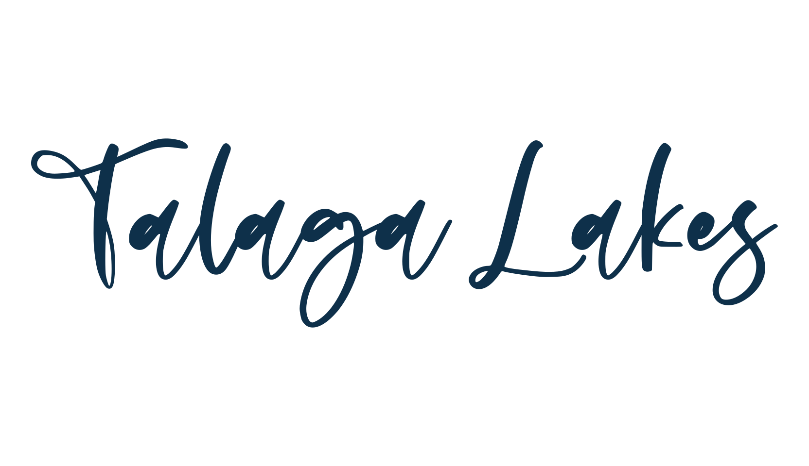 Talaga Lakes, display market font preview