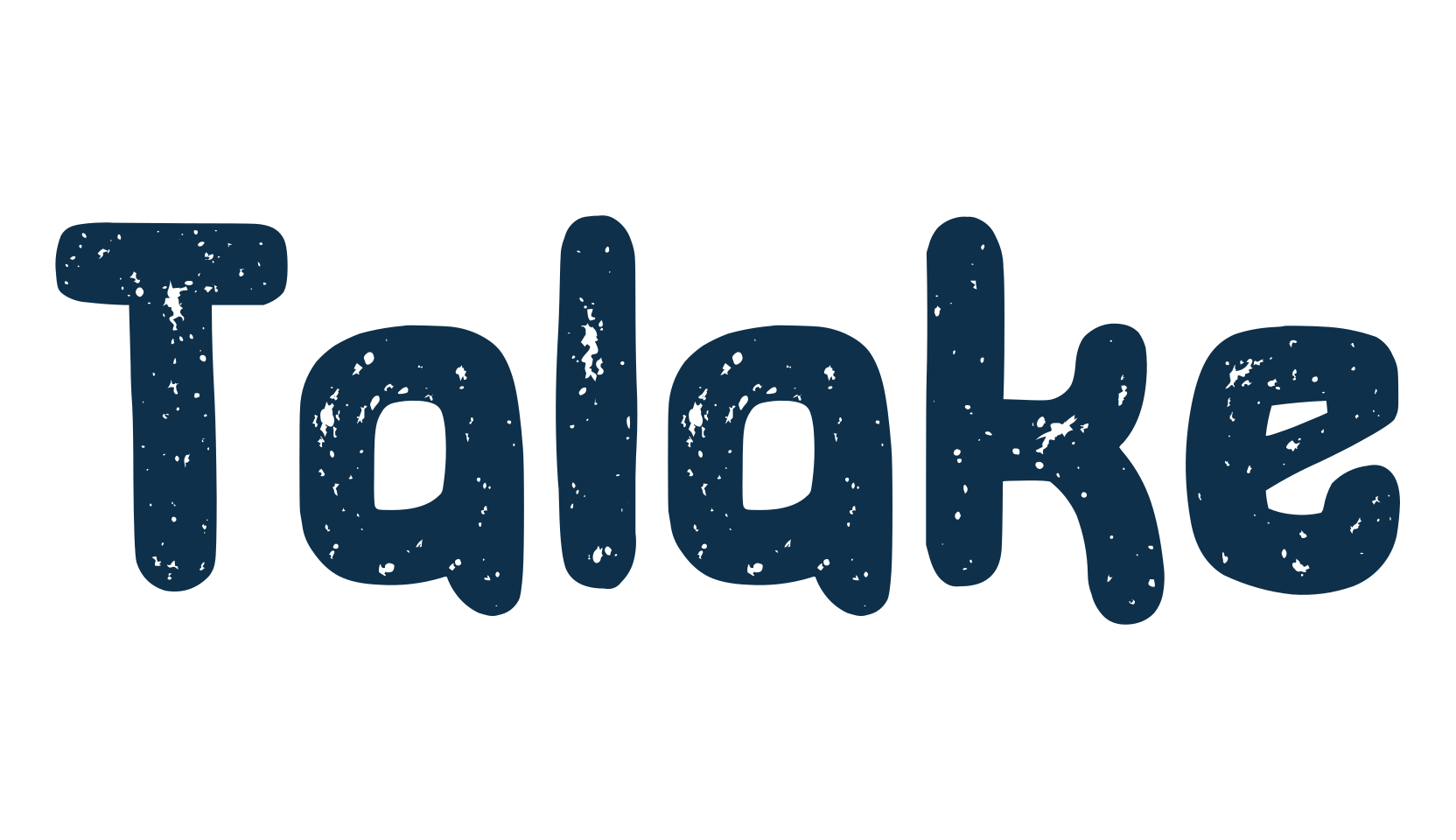 Talake, fancy eroded decorative font preview