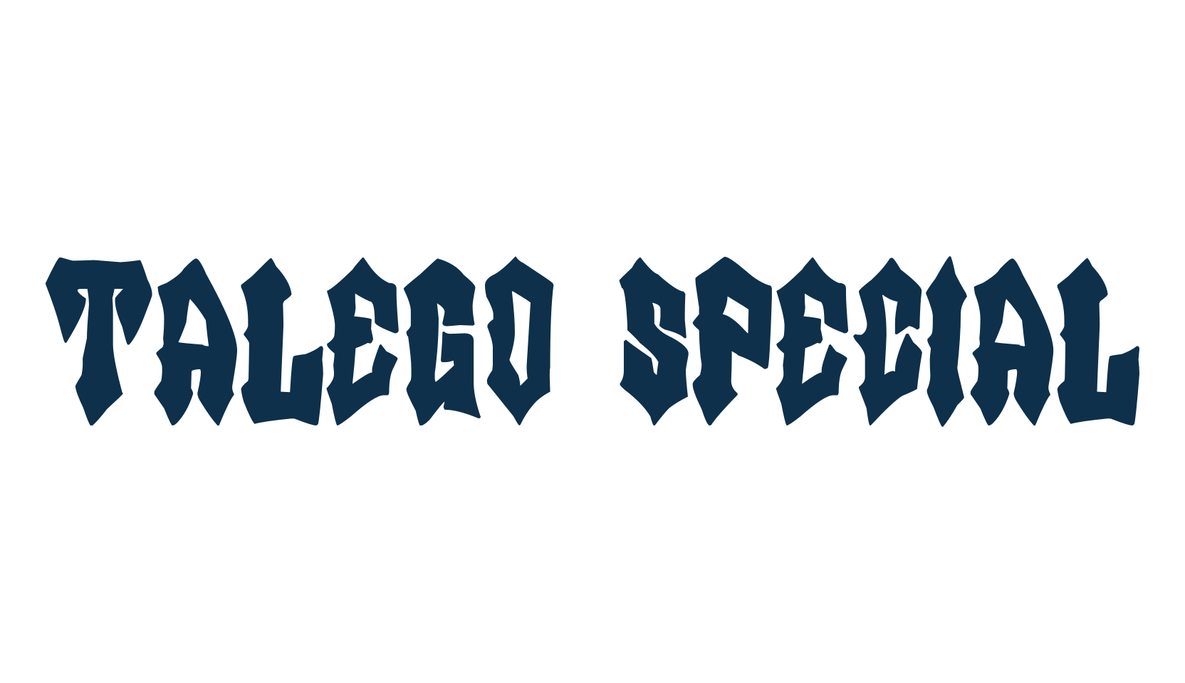 Talego Special, modern font preview