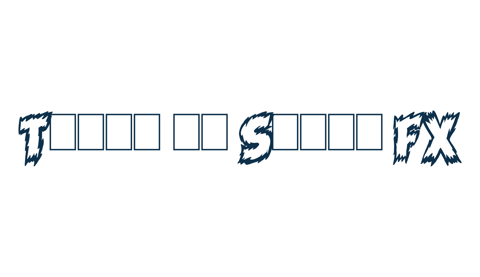 Tales of Scare FX, halloween font preview