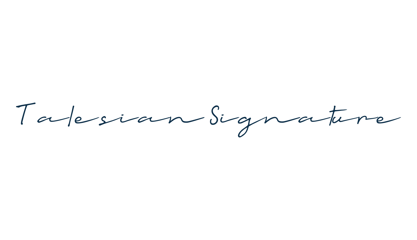 Talesian Signature, handwriting font preview