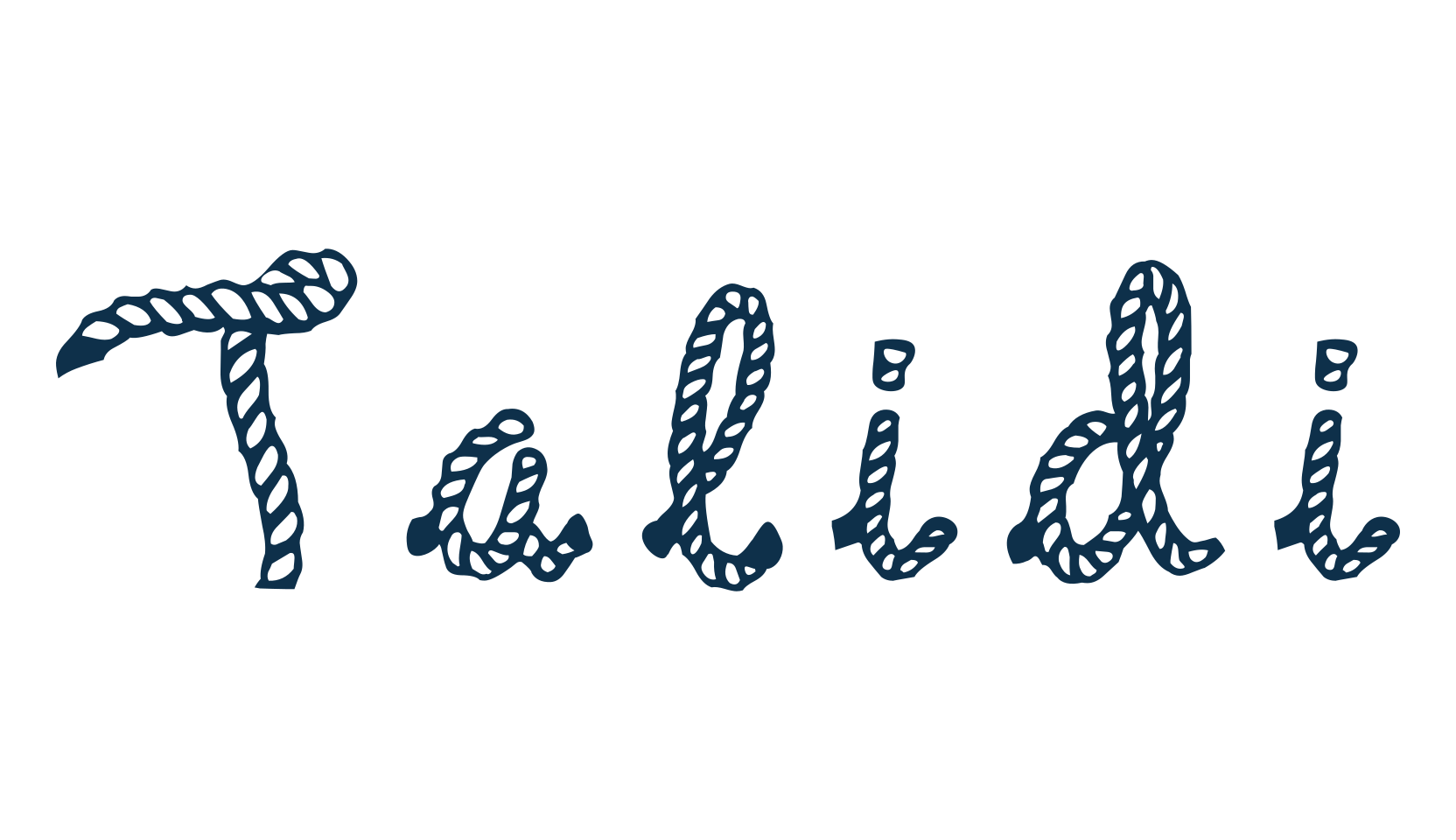 Talidi, decorative font preview
