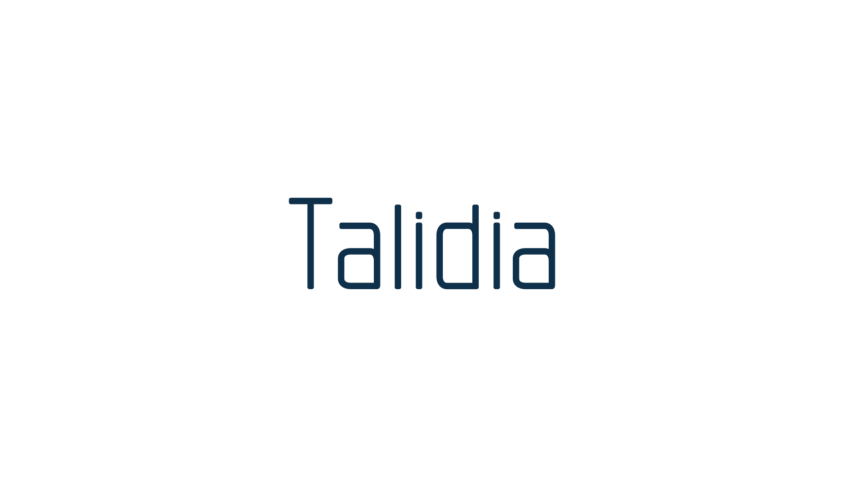 Talidia, sans serif font preview