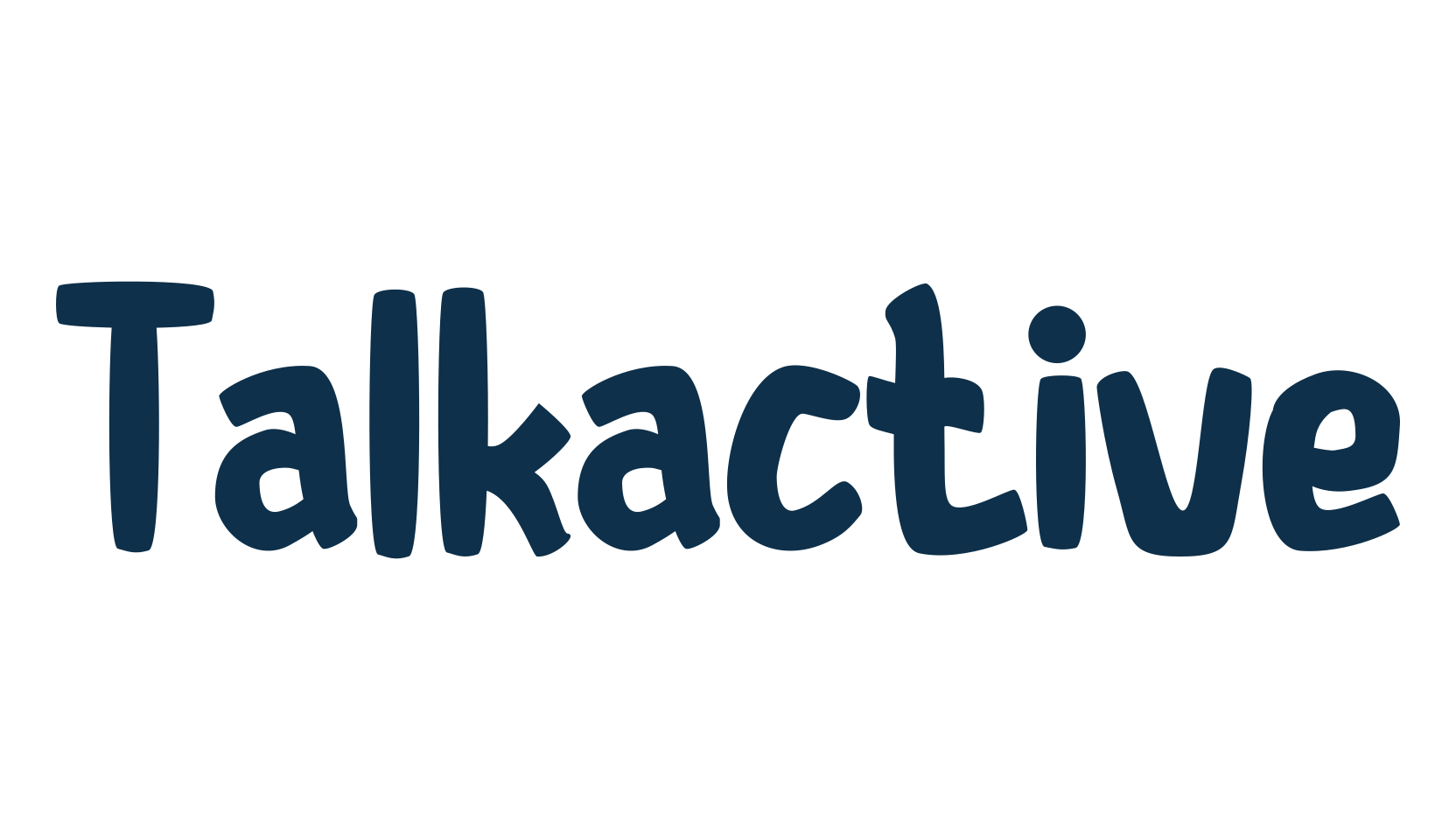 Talkactive, cartoon font preview