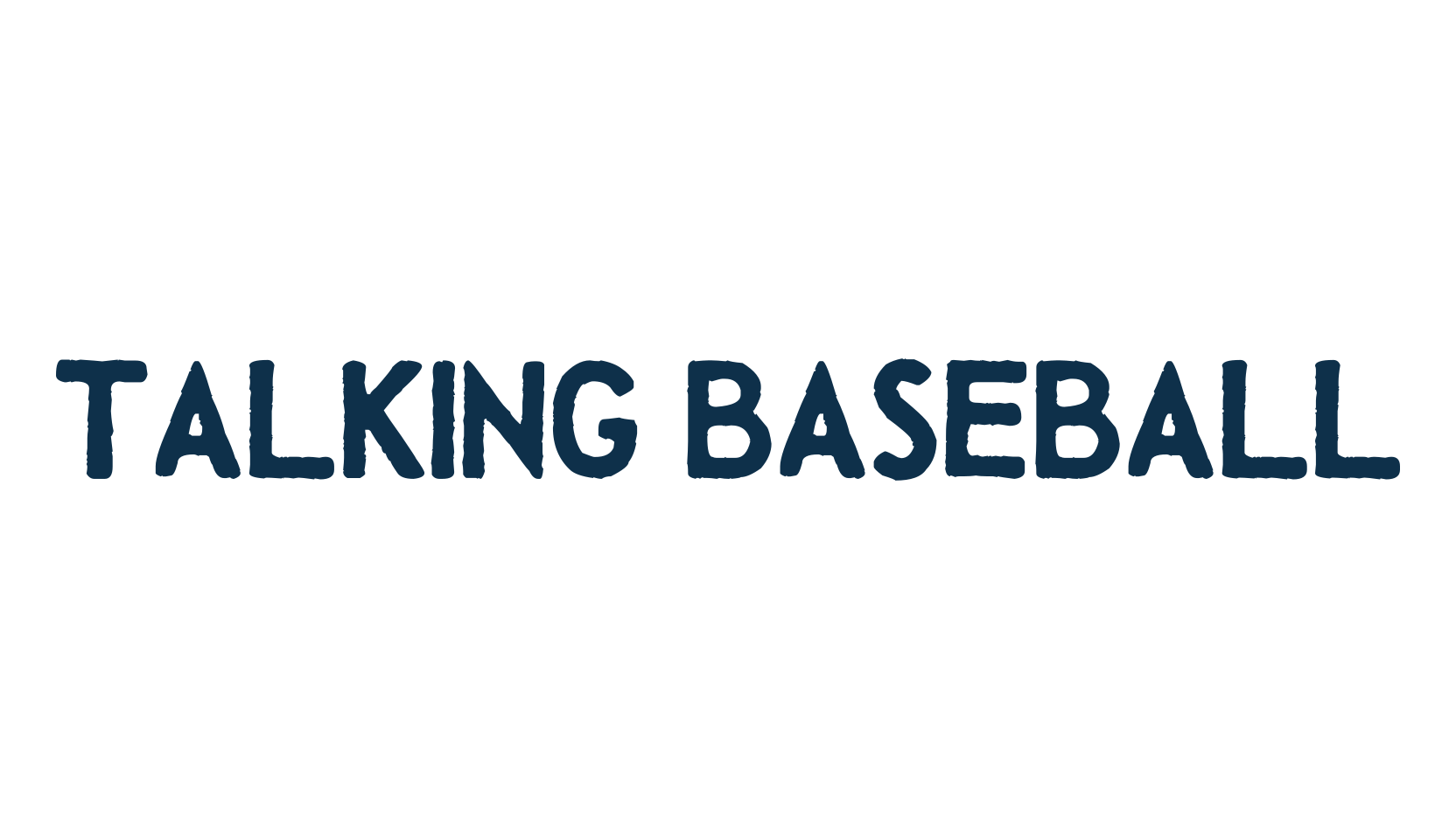 Talking Baseball, fancy eroded decorative font preview