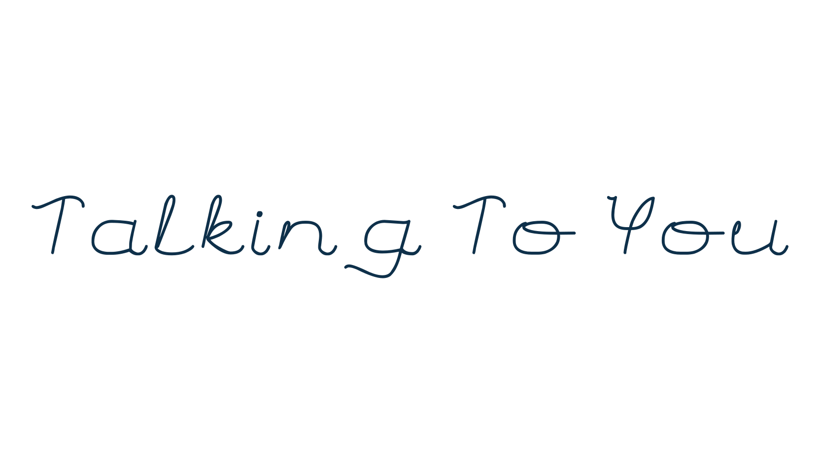 Talking To You, fancy decorative font preview