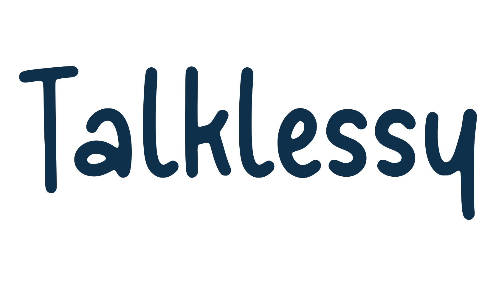 Talklessy, handwriting font preview