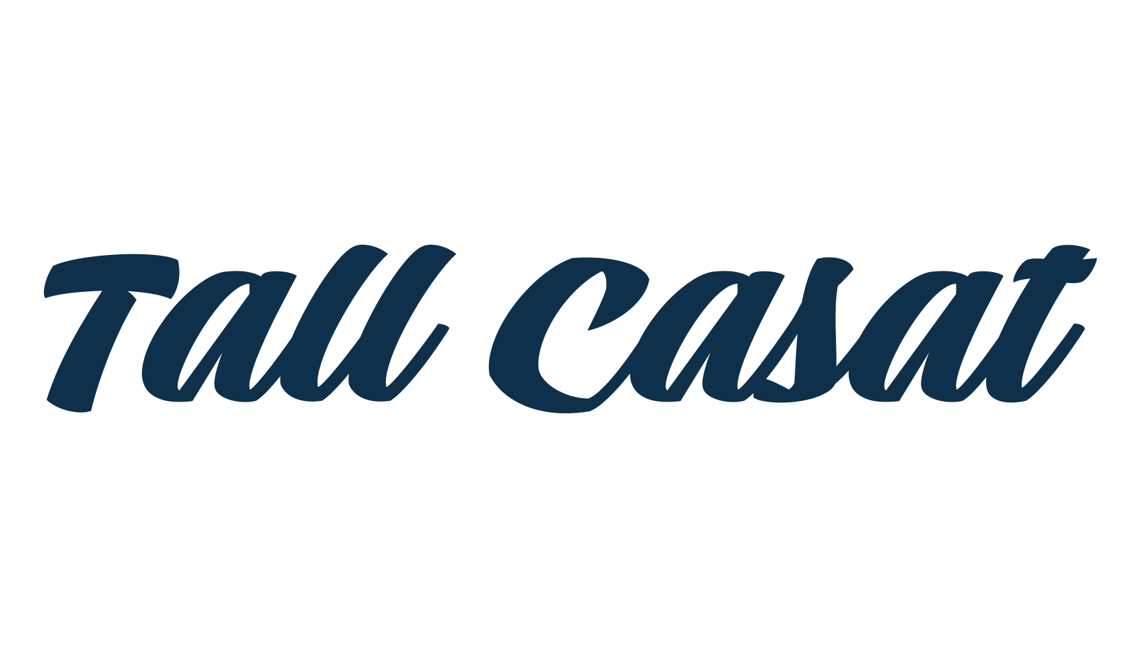 Tall Casat, old school font preview