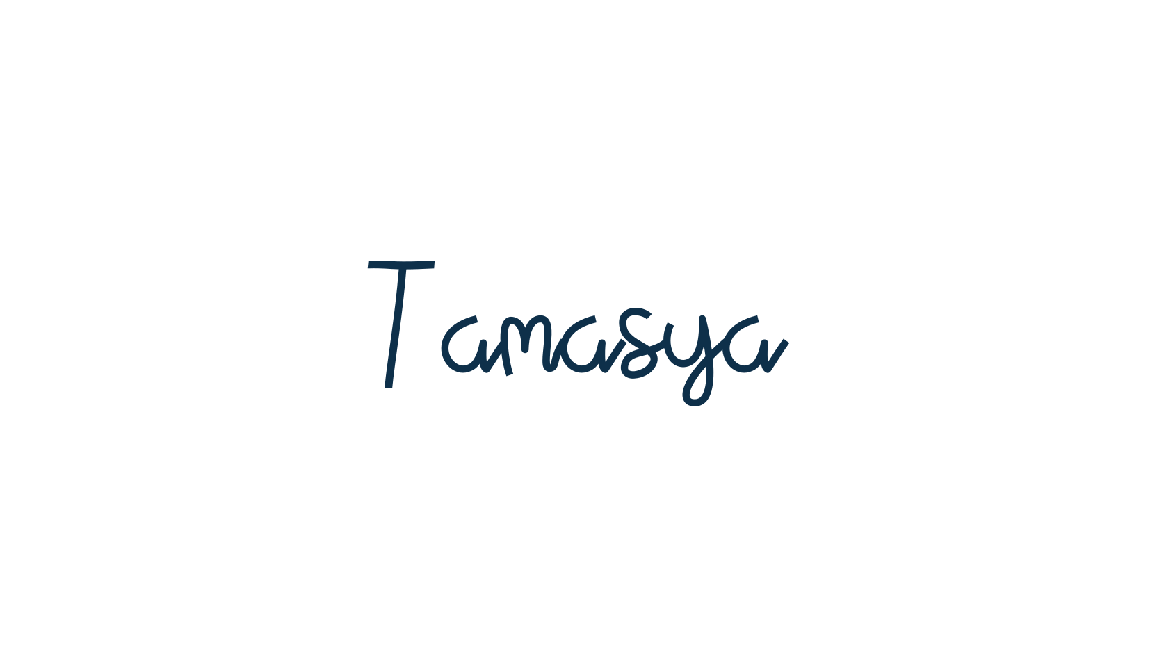 Tamasya, handwriting font preview