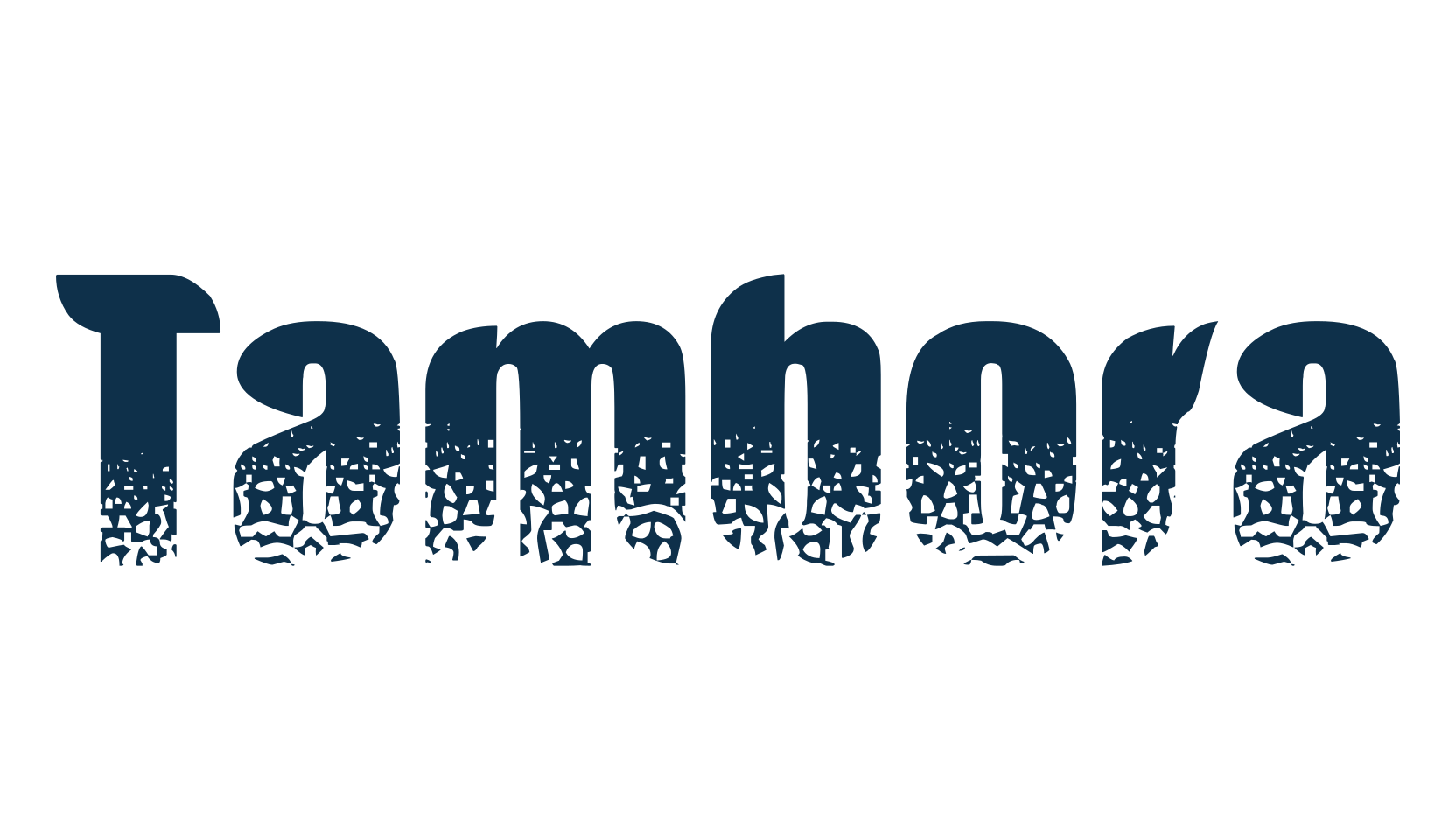 Tambora, destroy font preview