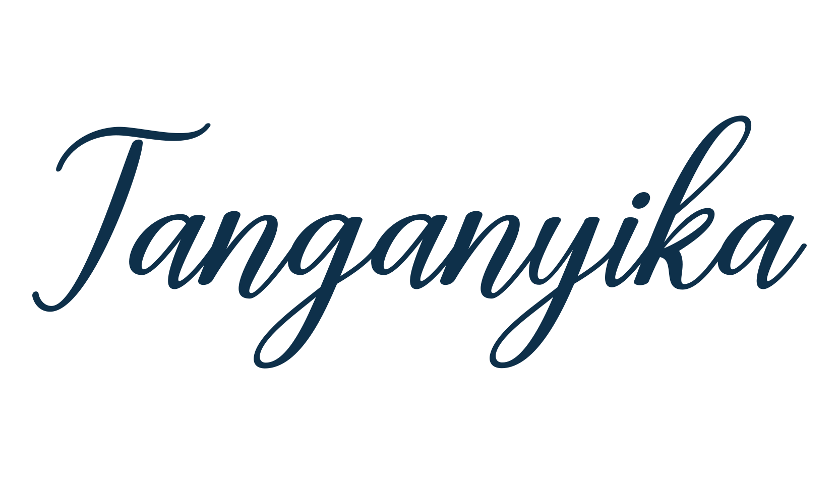 Tanganyika, script calligraphy fancy decorative font preview