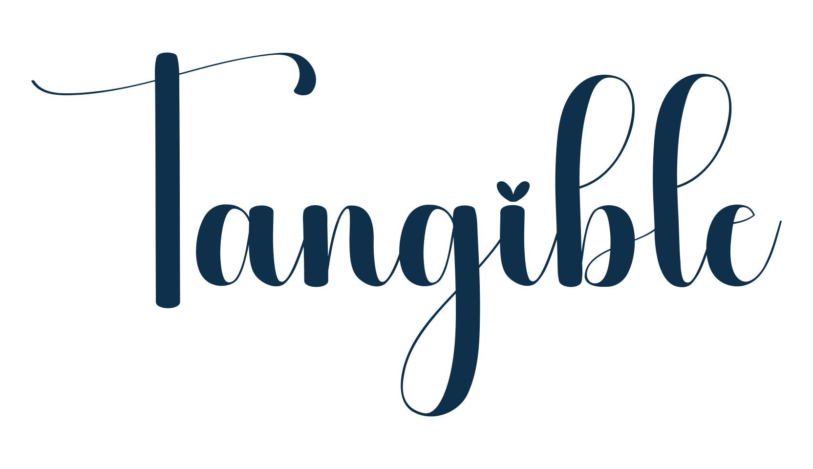 Tangible, various font preview