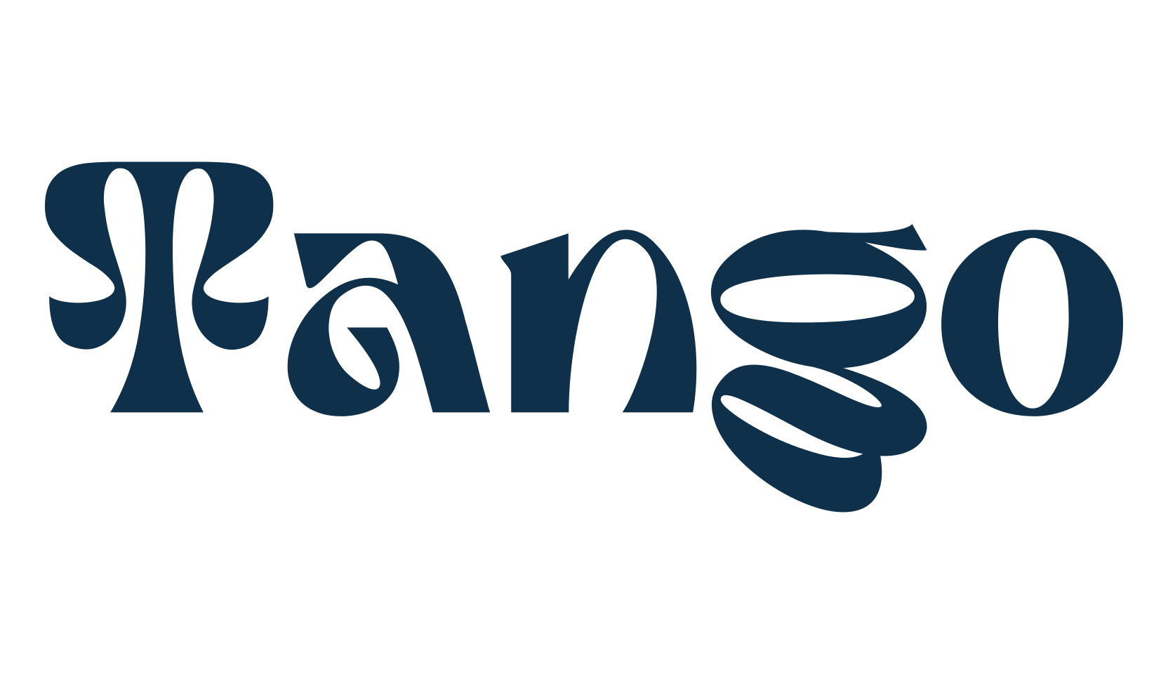 Tango (tango-2), groovy font preview
