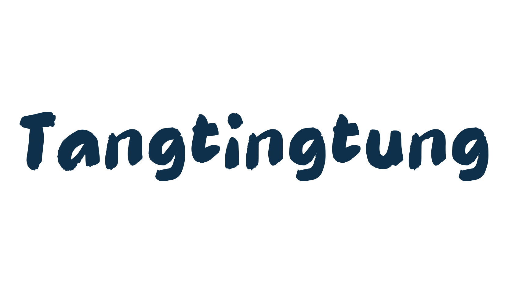 Tangtingtung, script brush fancy decorative calligraphy font preview