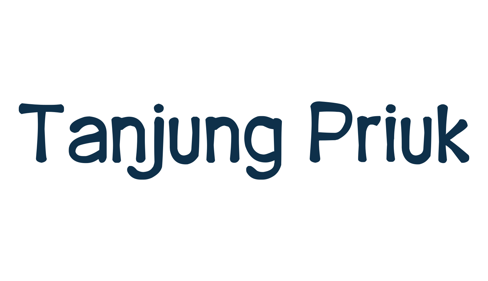 Tanjung Priuk, various font preview