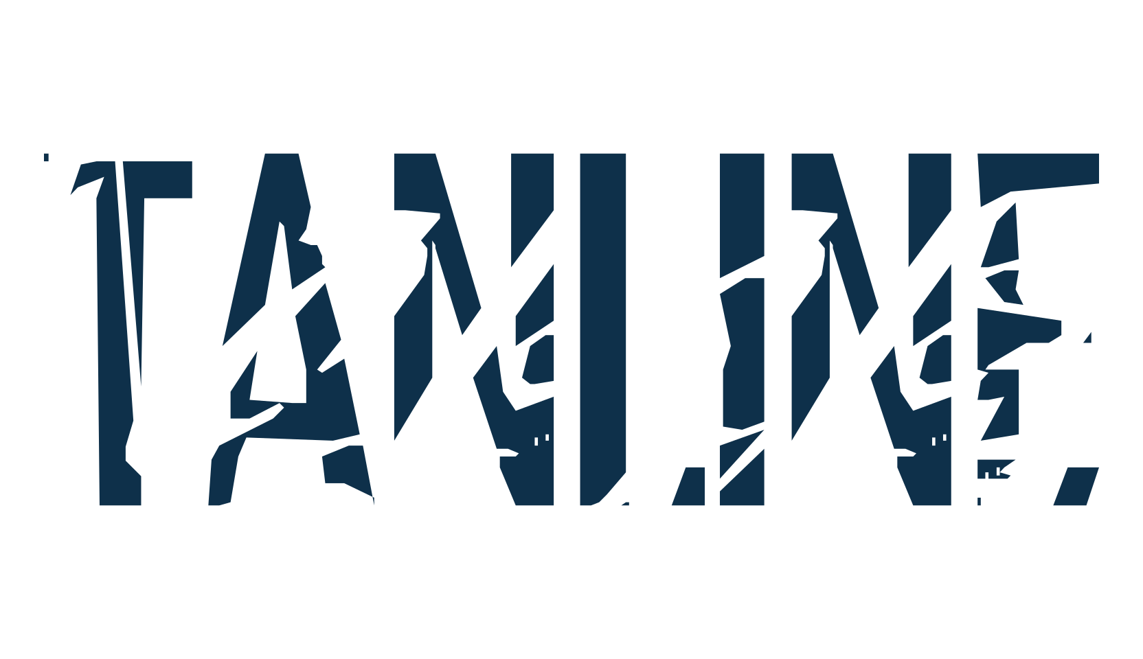 Tanline, fancy destroy decorative font preview