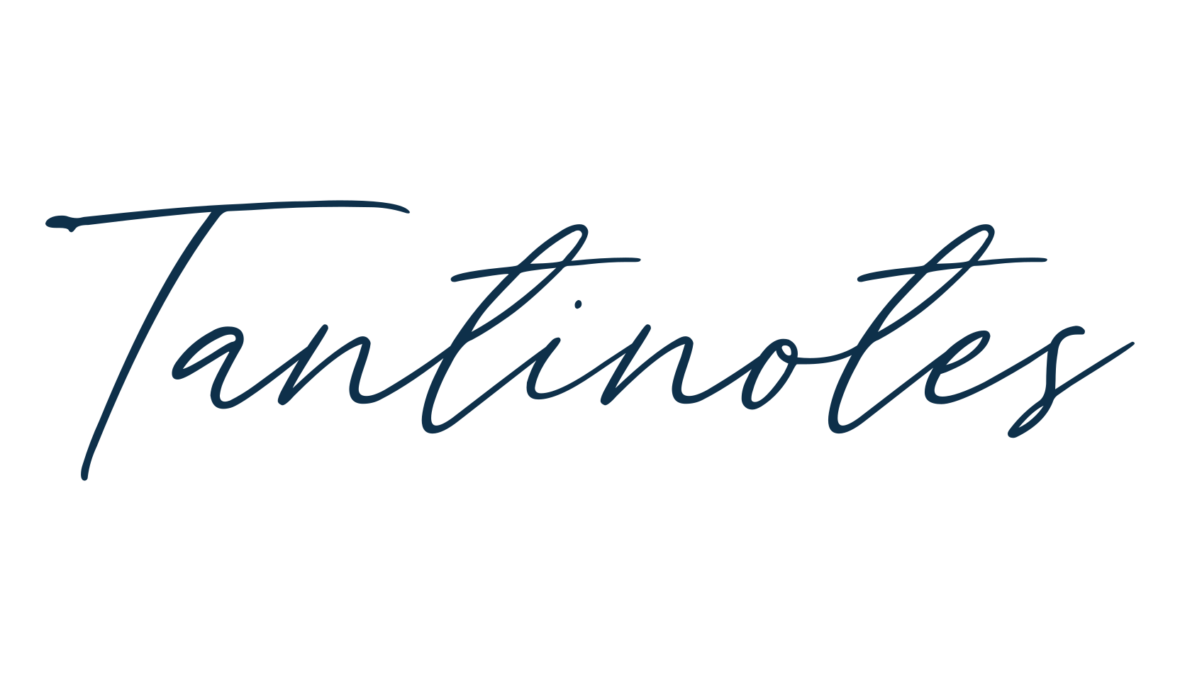 Tantinotes, script handwritten fancy decorative calligraphy font preview