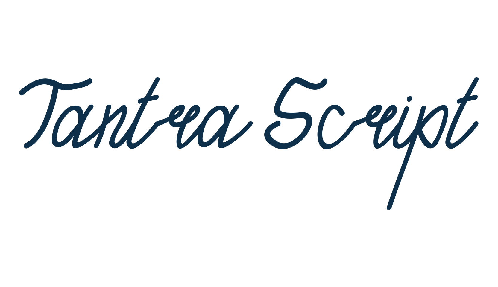 Tantra Script, script handwritten fancy decorative calligraphy font preview