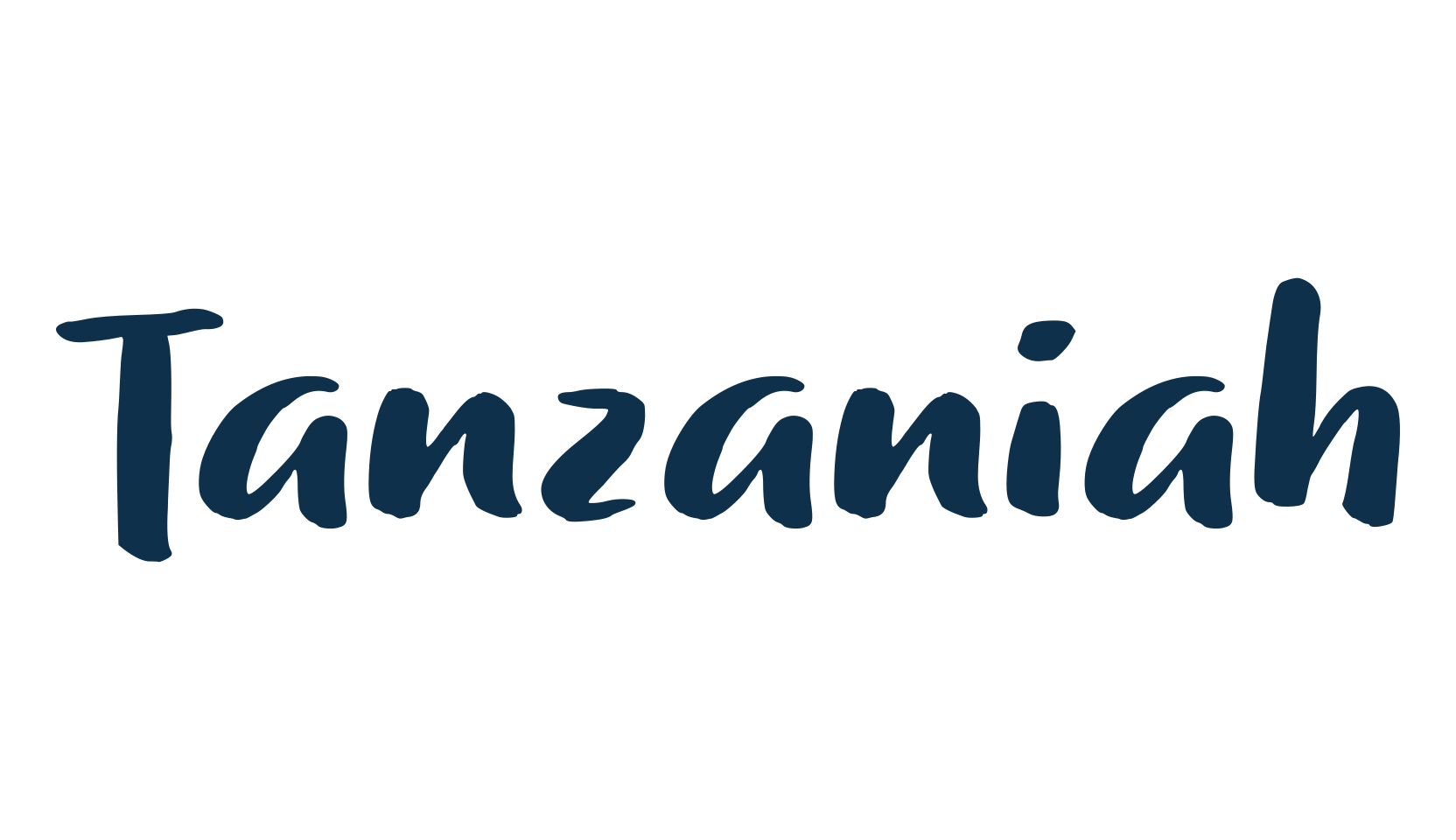 Tanzaniah, fancy various decorative script calligraphy font preview