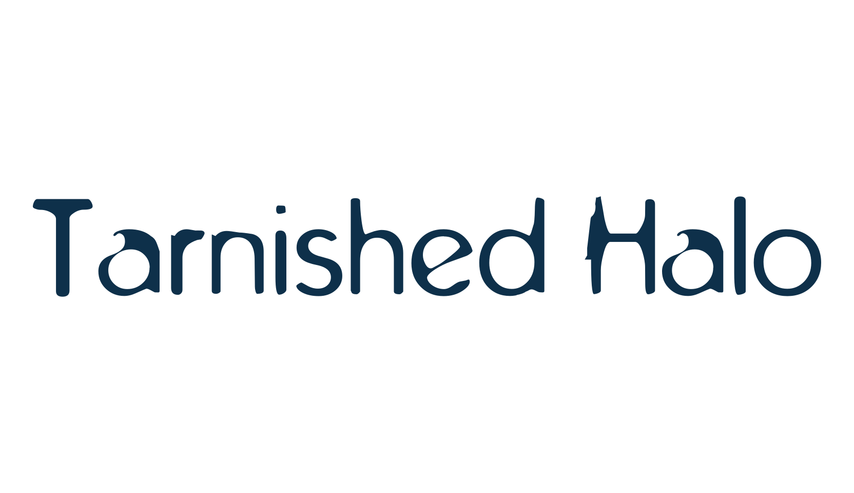 Tarnished Halo, fancy eroded decorative font preview