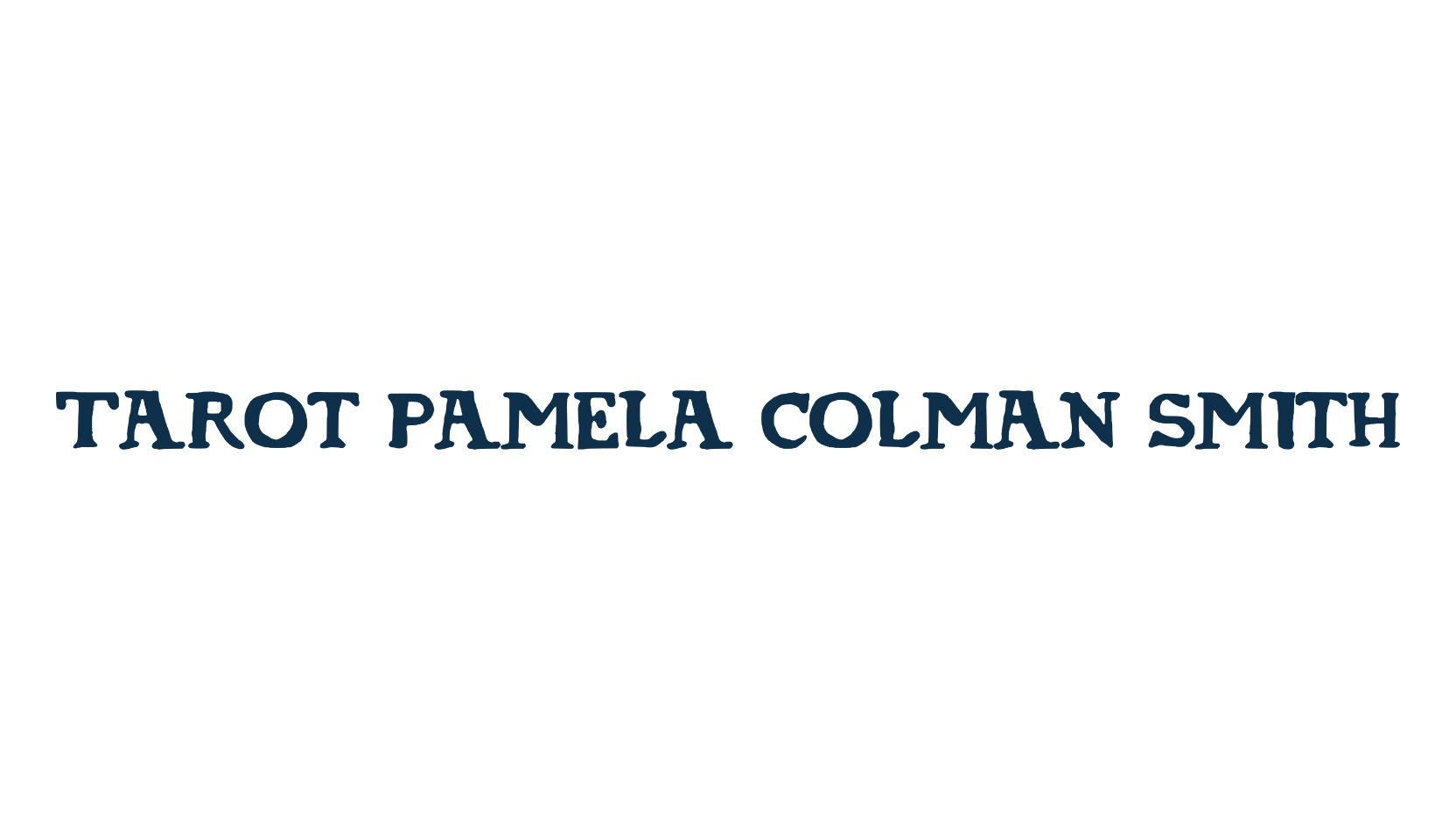 Tarot Pamela Colman Smith, fancy eroded decorative font preview