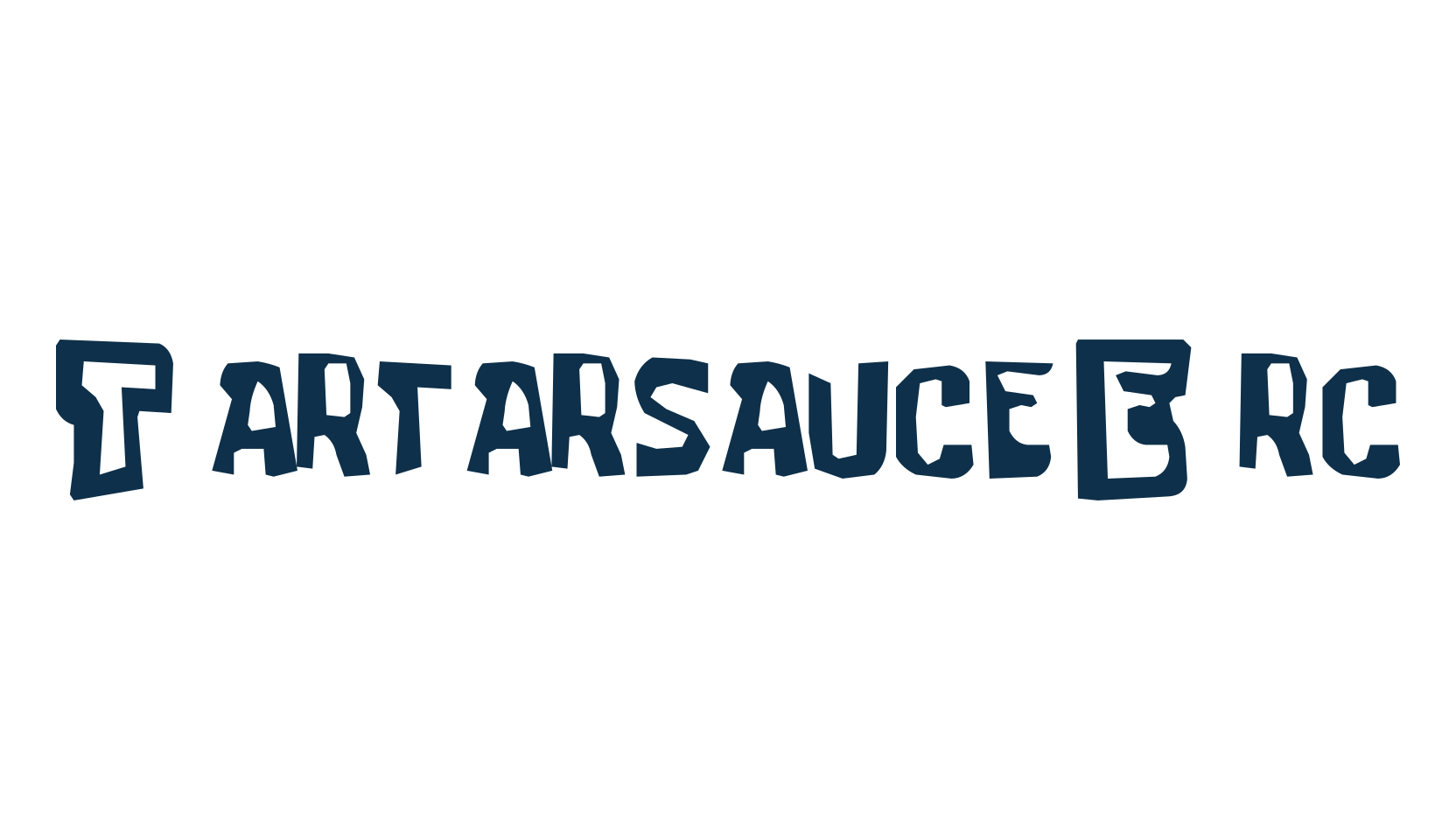 Tartarsauce Erc, cartoon font preview