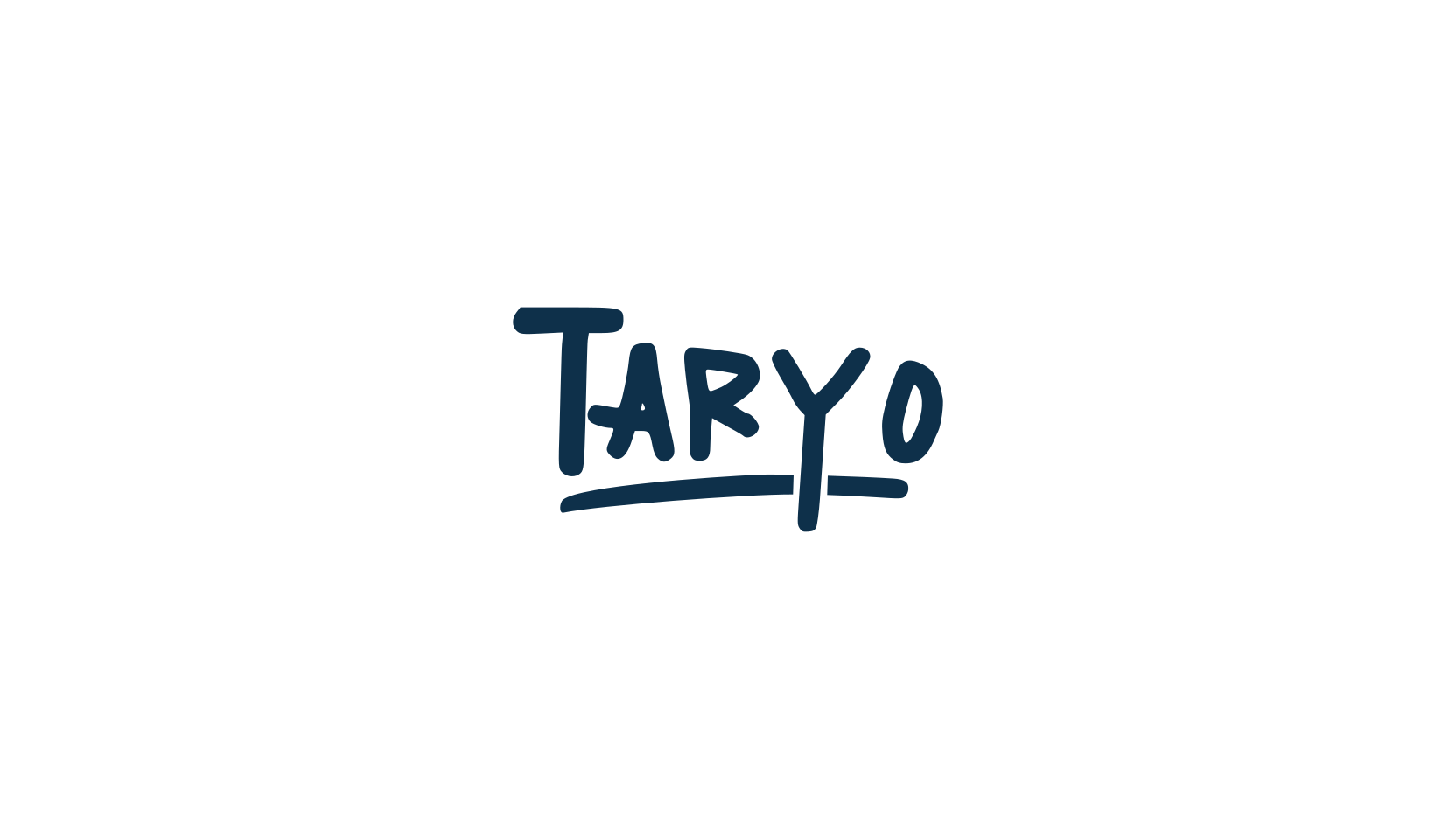 Taryo, cartoon font preview
