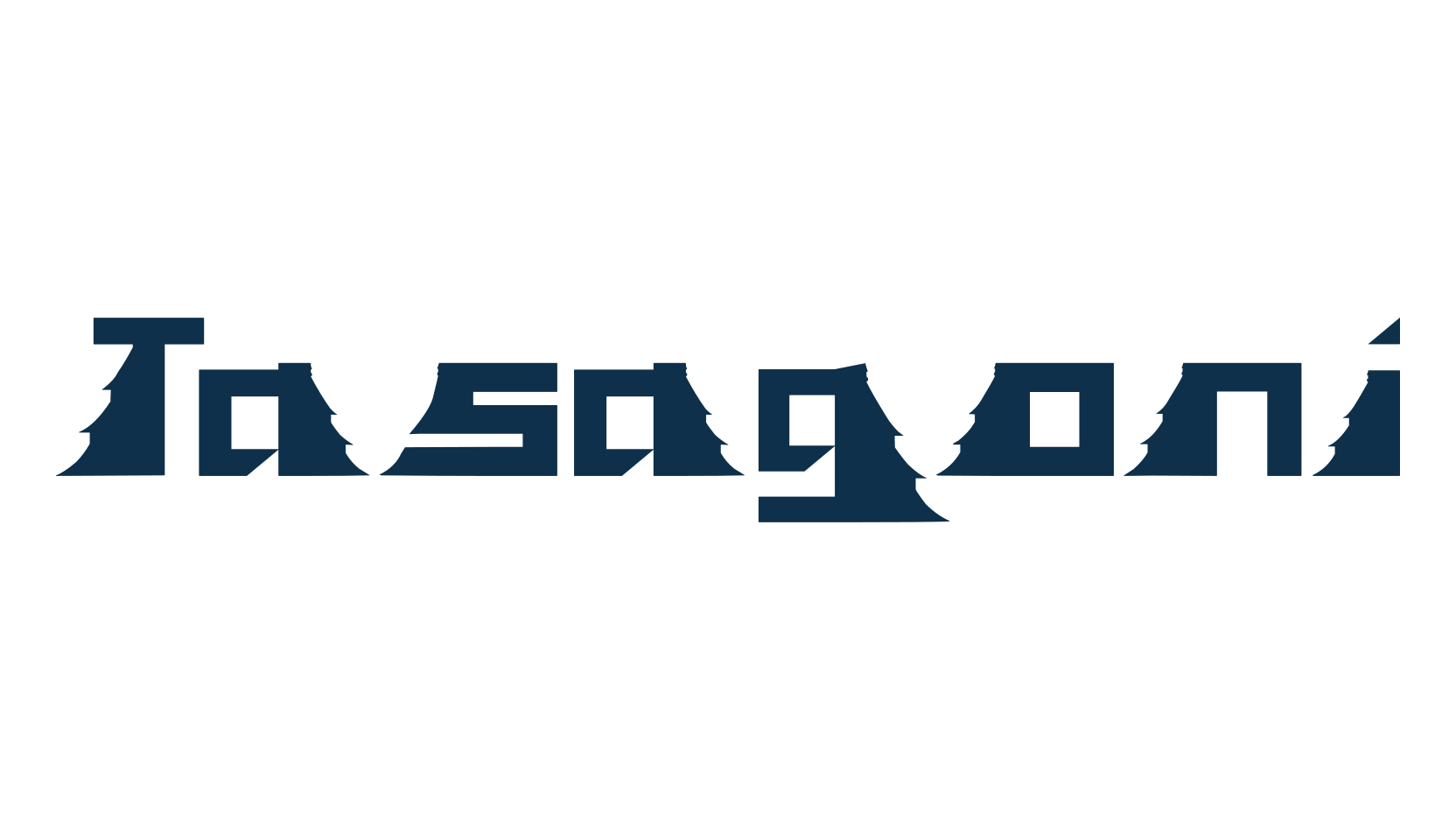 Tasagoni, fancy decorative font preview