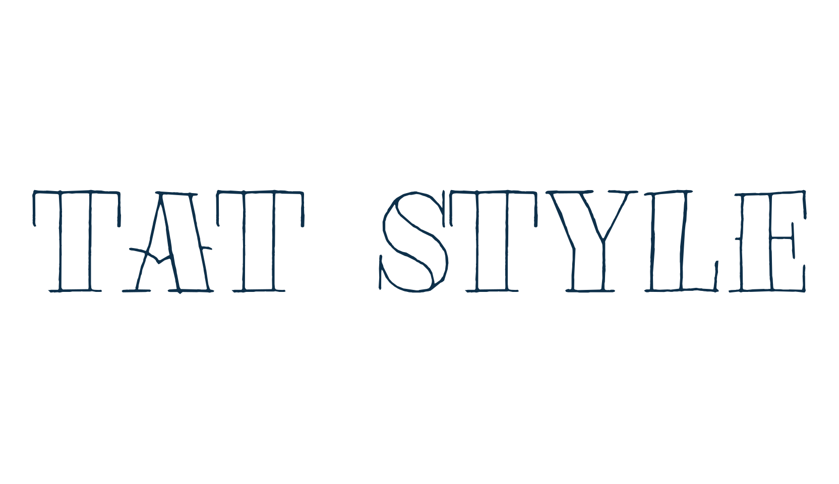 Tat Style, various font preview