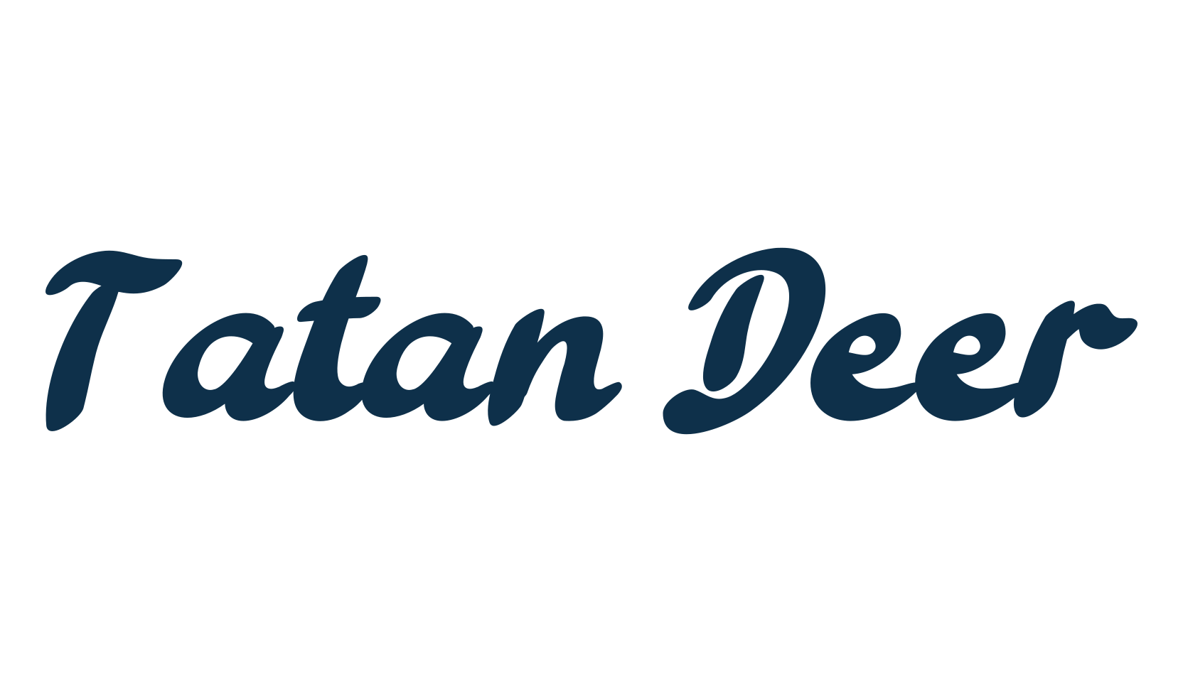 Tatan Deer, fancy decorative font preview