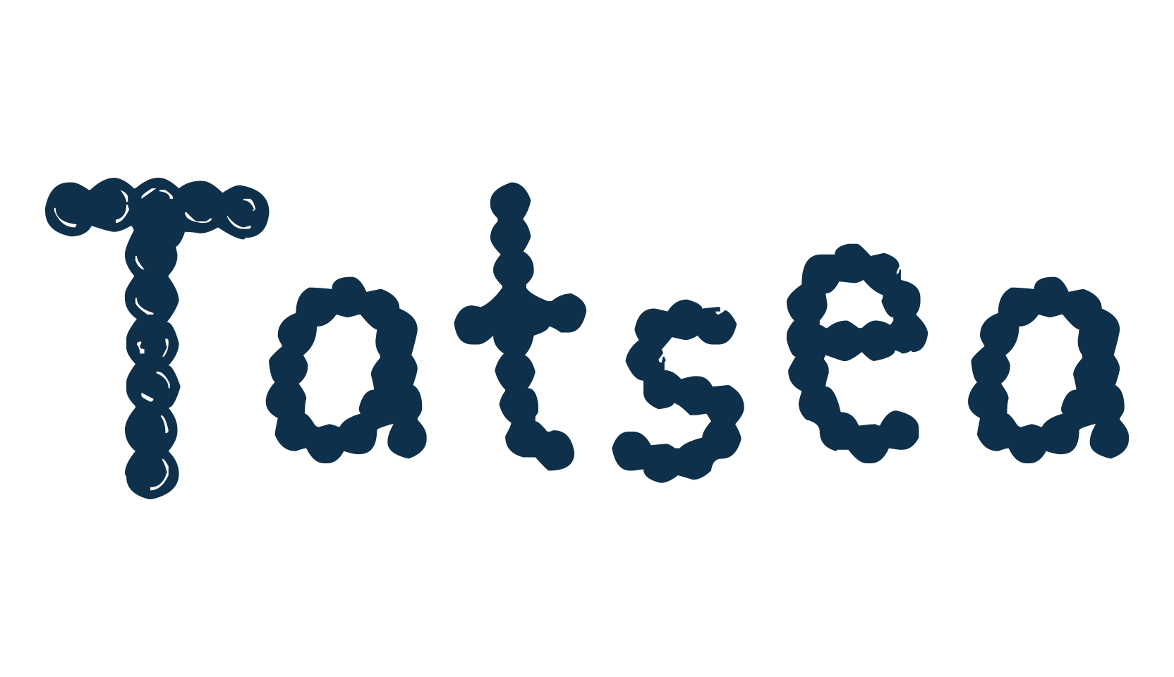 Tatsea, fancy decorative font preview