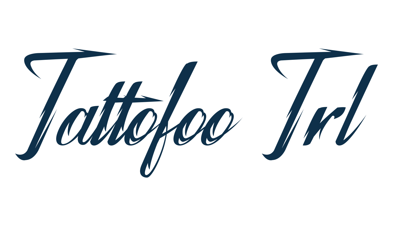 Tattofoo Trl, fancy various decorative script calligraphy font preview