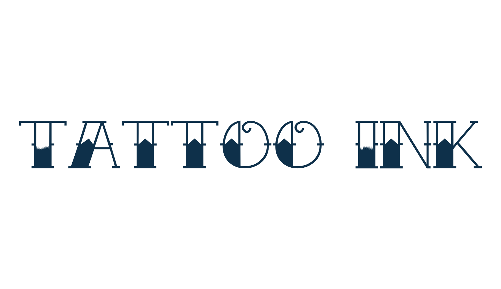 Tattoo Ink, fancy retro decorative font preview