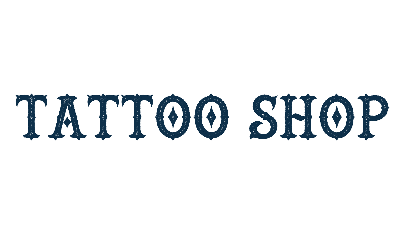 Tattoo Shop, retro font preview