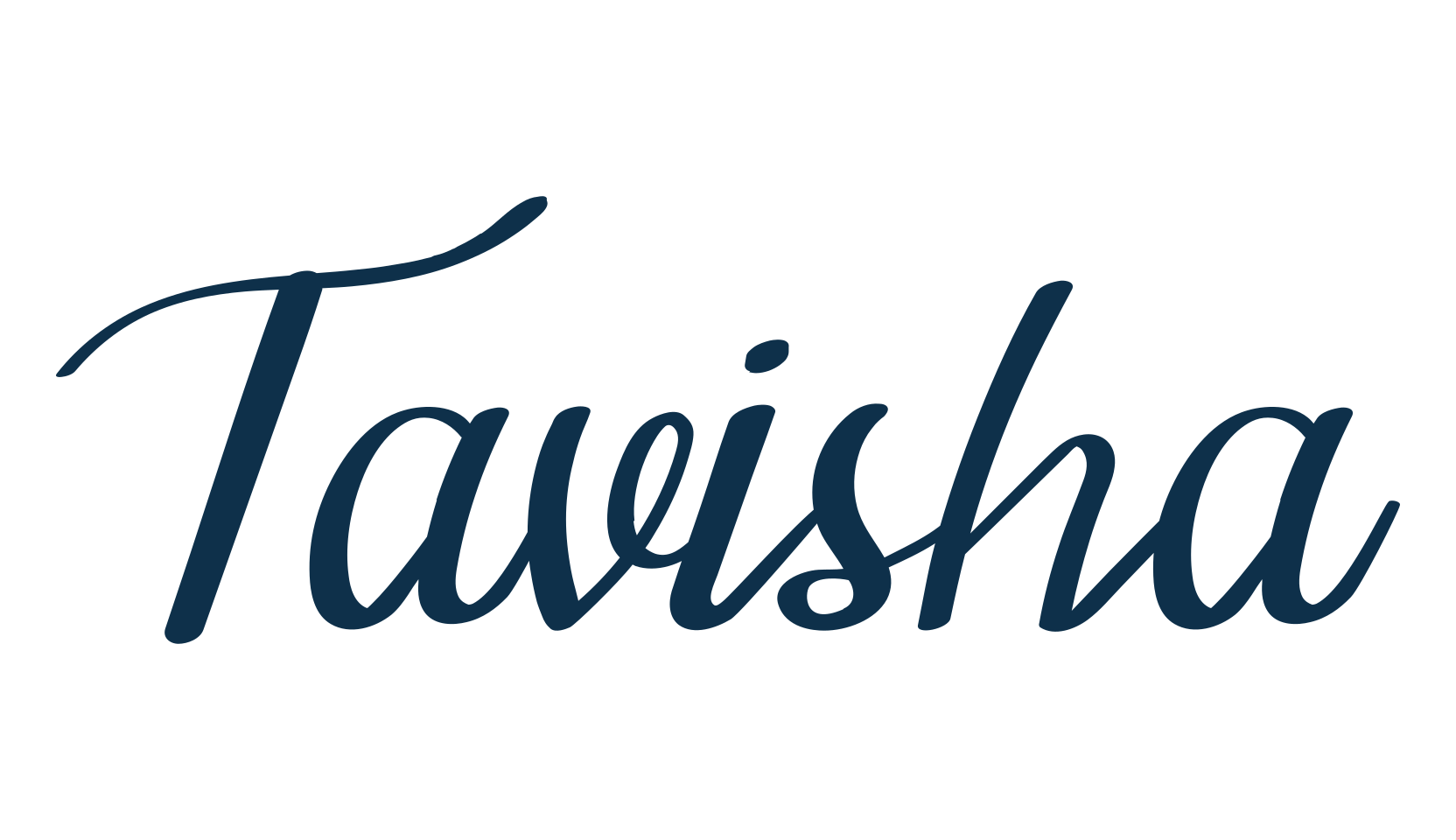 Tavisha, various font preview